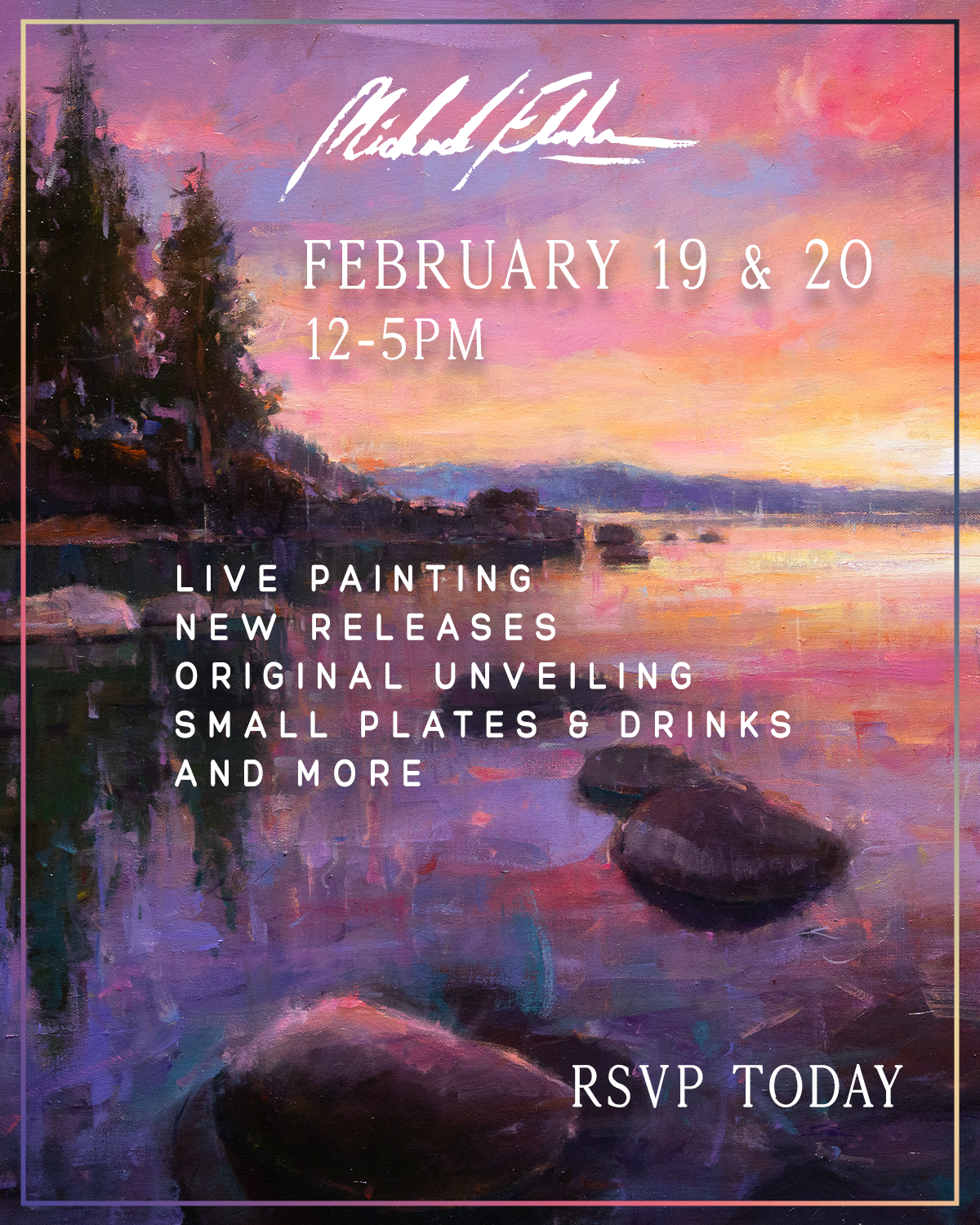 Meet the Artist ~ Michael Flohr ~ February 19th and 20th, 2027