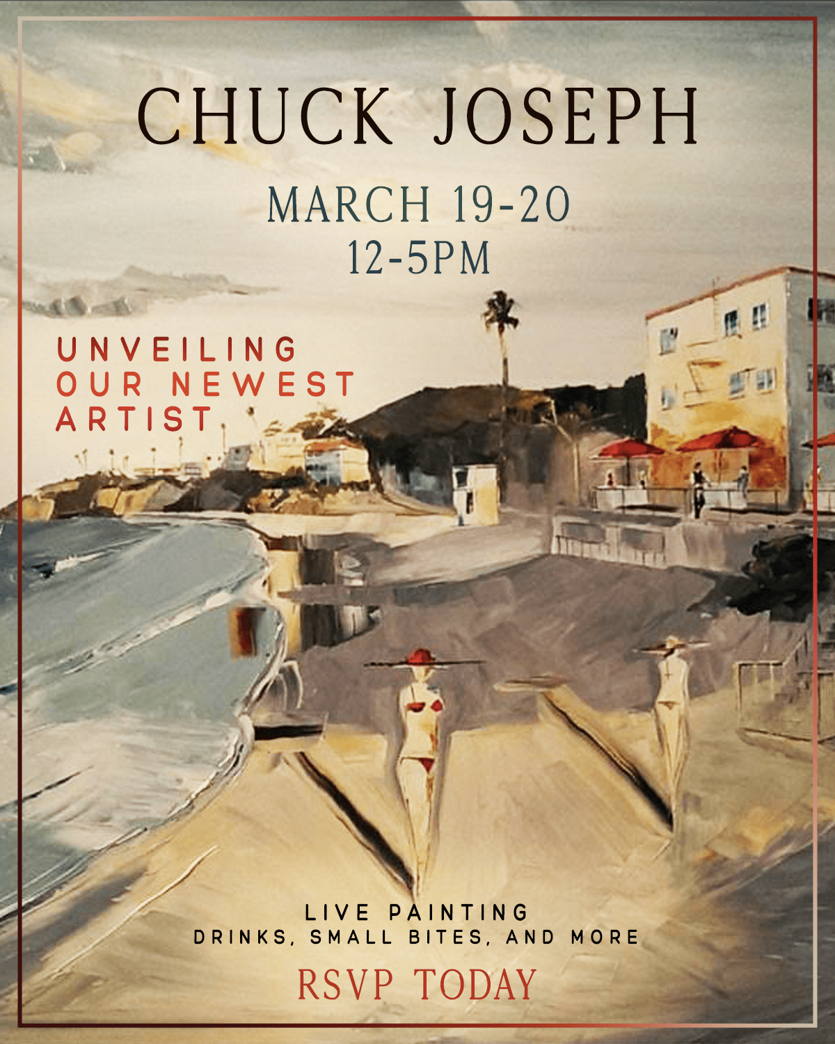Meet The Artist ~ Chuck Joseph ~ March 19th & 20th, 2027 - Marcus Ashley Gallery