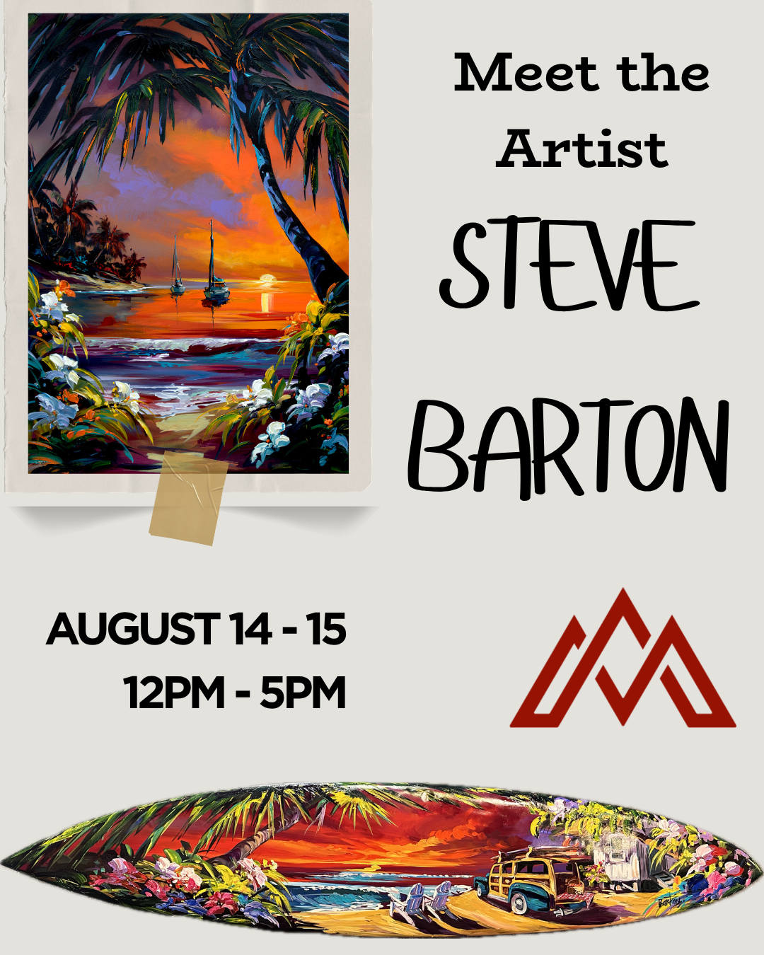 Meet the Artist ~ Mackenzie Thorpe ~ August 7 - 8 - Marcus Ashley Gallery