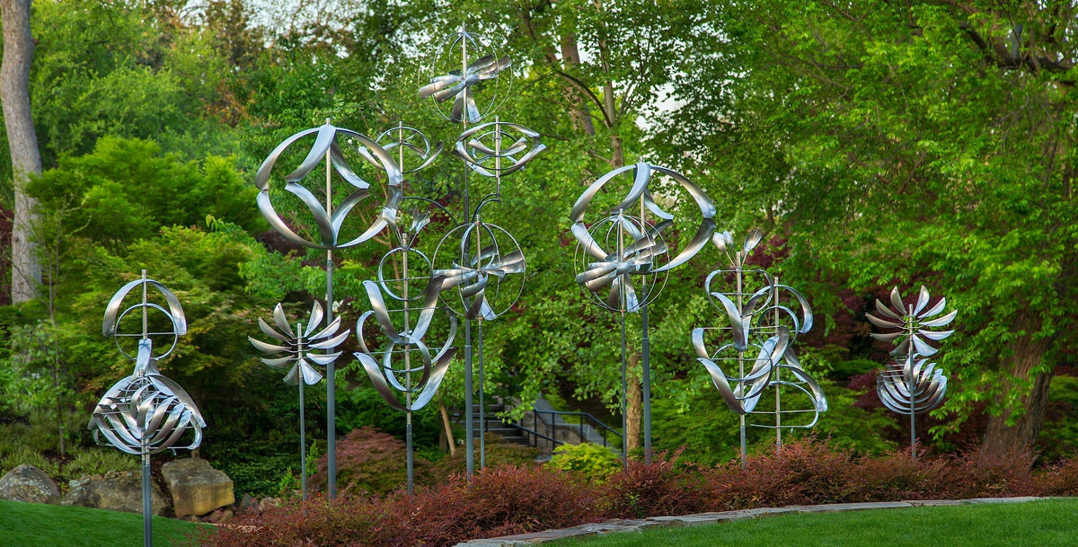 Stainless Steel Wind Sculptures - Marcus Ashley Gallery