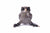 The sleek gray Bronson owl sculpture, in Tim Cotterills style, features shiny black talons and glossy eyes and beak. This polished piece captivates art collectors against a plain white background.