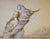 The Diamond Warrior artwork features a humanoid with wings and a helmet of metallic and organic design, embracing a serene draped woman against a muted landscape with smoke.