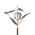 Animated gif of a stainless steel sculpture called Element: Fire by Lyman Whitaker.