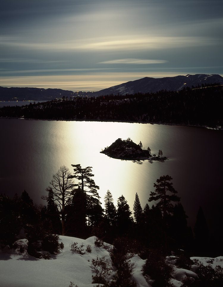Emerald Bay Moonlit by Jon Paul