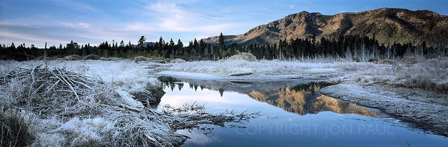 Frosty Morning, Taylor Creek and Mt. Tallac