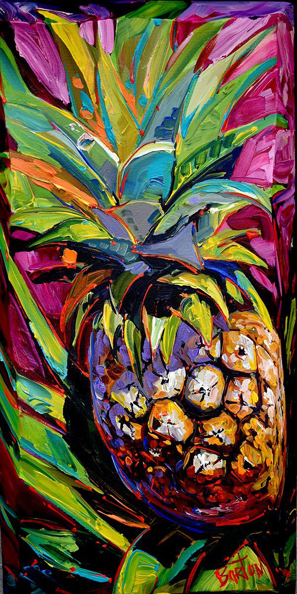 pineapple art by steve barton