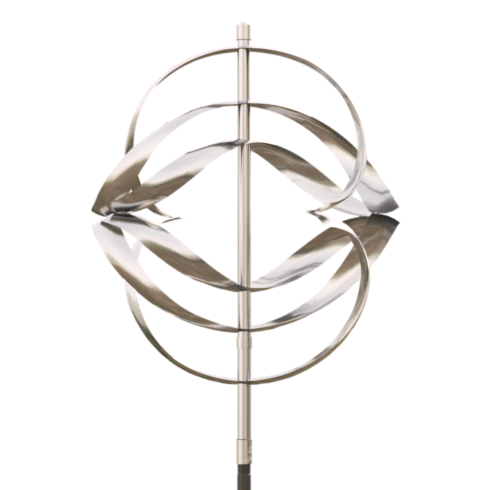Animated gif of the Mirinda III stainless steel sculpture by Lyman Whitaker.