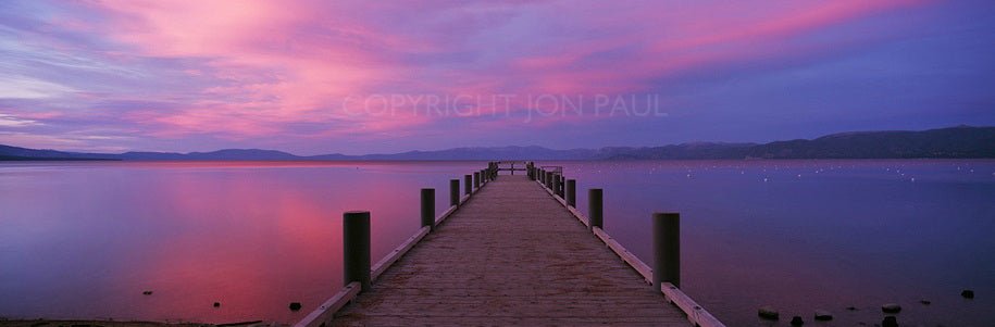 Valhalla Pier Sunset Panorama