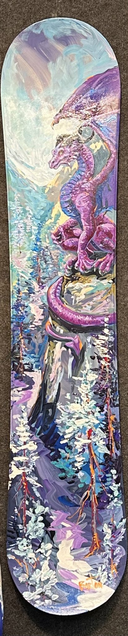 Amethyst - snowboard - Marcus Ashley Gallery - Marcus Ashley Gallery