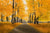 The painting called Autumn Road by Alexander Volkov at Marcus Ashley Gallery.