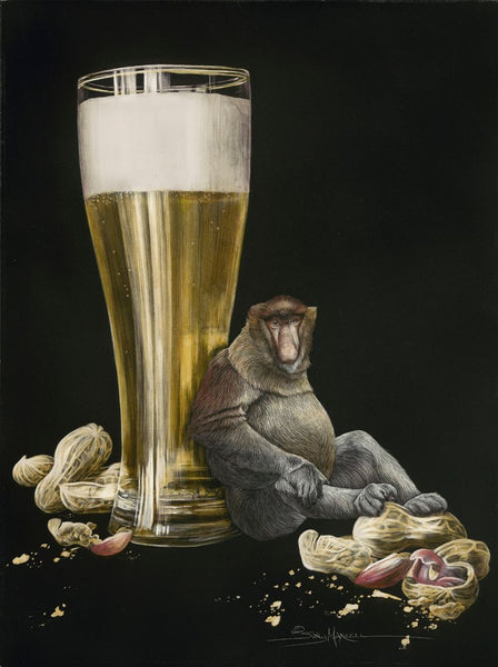 Beer Monkey - Marcus Ashley Gallery