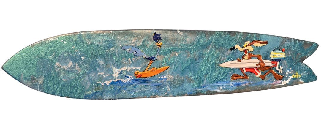 Catch Me If You Can - Surfboard - Marcus Ashley Gallery - Marcus Ashley Gallery