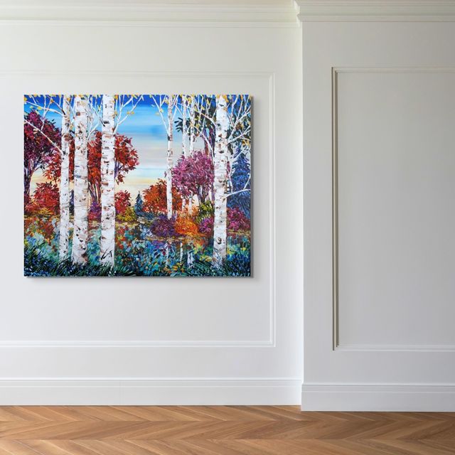 Day Birch With Pines - 192823 - Marcus Ashley Gallery