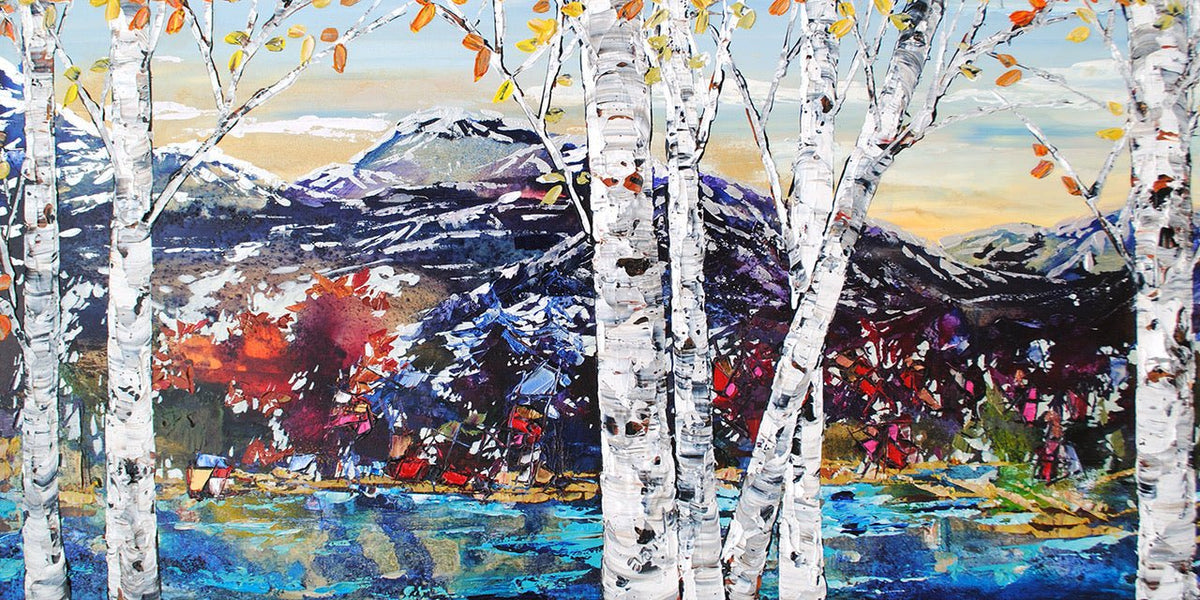 Day Birch with Pines - 193716 - Marcus Ashley Gallery - Marcus Ashley Gallery