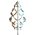 Animated gif of the spinning metal sculpture Double Dancer by Lyman Whitaker, available at Marcus Ashley Gallery.