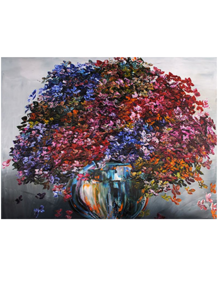 Floral Hydrangea 194227 Original Painting by Maya Eventov