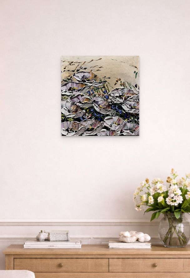 Floral White Poppies - 193366 - Marcus Ashley Gallery - Marcus Ashley Gallery