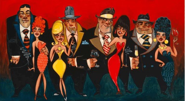 Friday Night Molls - New Fall Release - Marcus Ashley Gallery - Marcus Ashley Gallery