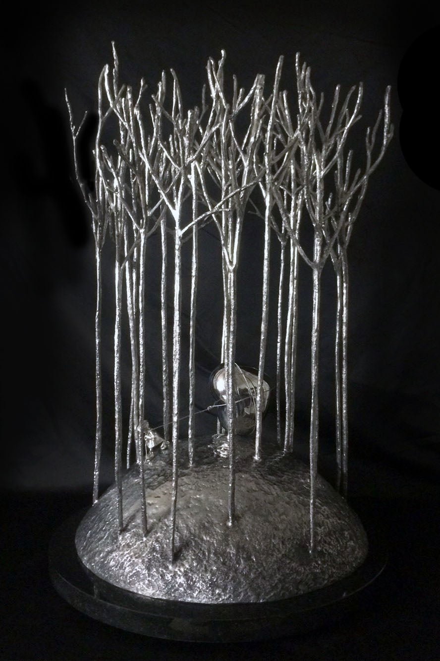 Love in the Forest - Stainless Steel - Marcus Ashley Gallery - Marcus Ashley Gallery