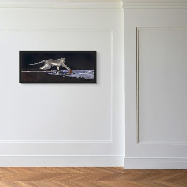 Monkey Finding the Red Ball - Marcus Ashley Gallery - Marcus Ashley Gallery