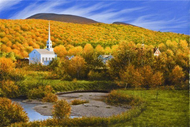September Evening in Stowe by Alexander Volkov