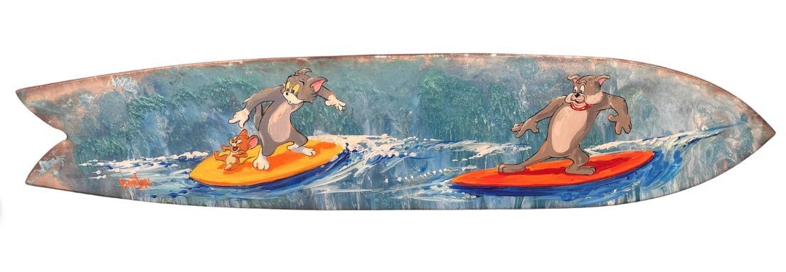 Ride Along - Surfboard - Marcus Ashley Gallery - Marcus Ashley Gallery