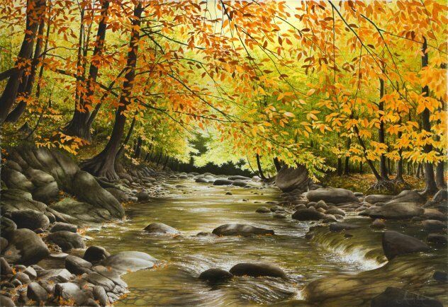 Towards the Falls by Alexander Volkov