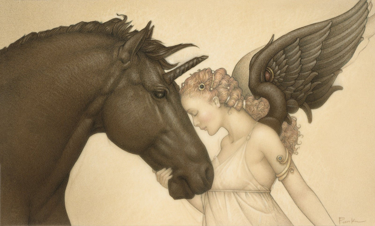 The Dark Unicorn - Marcus Ashley Gallery - Marcus Ashley Gallery