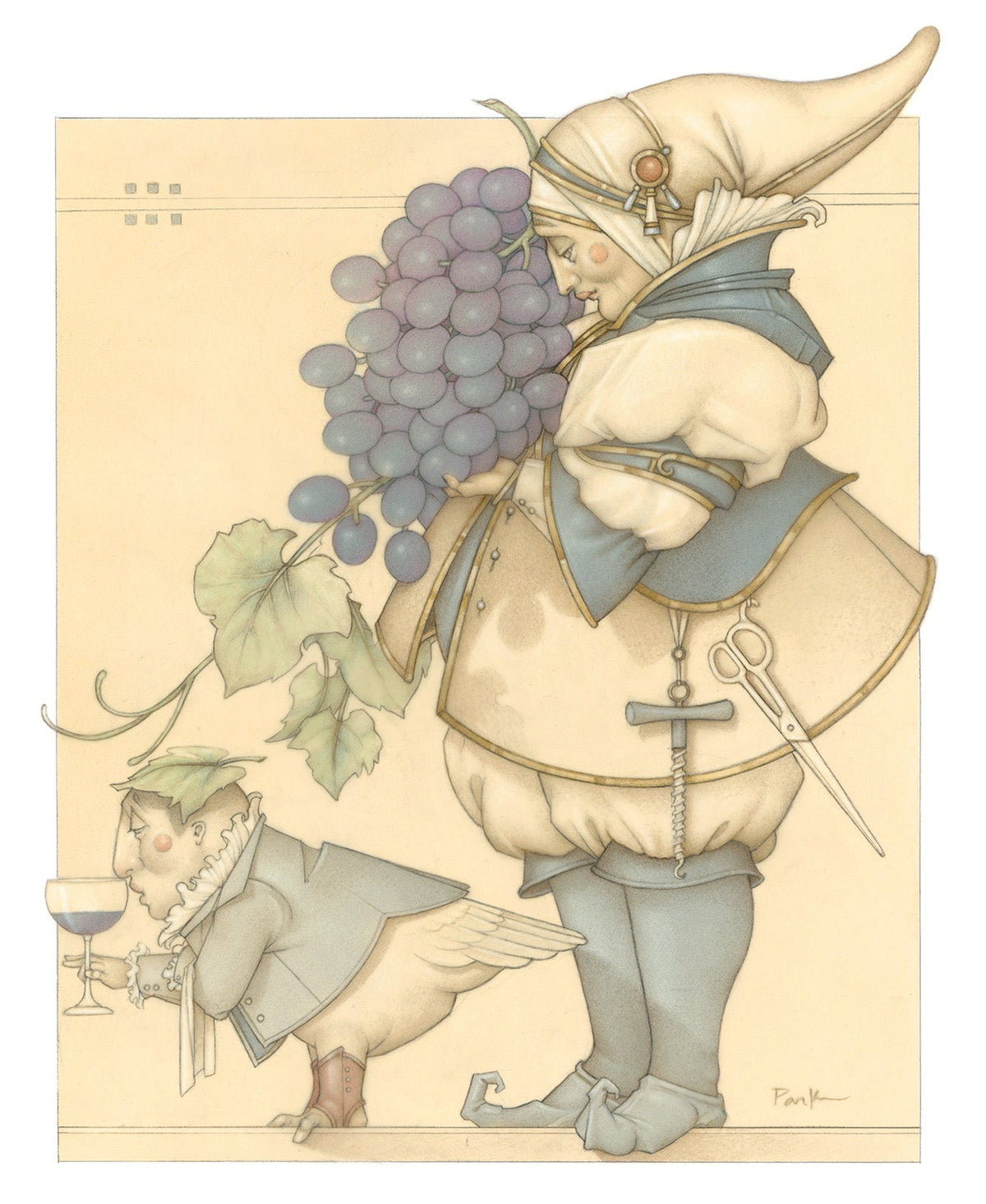 The Wine Collector - Marcus Ashley Gallery - Marcus Ashley Gallery